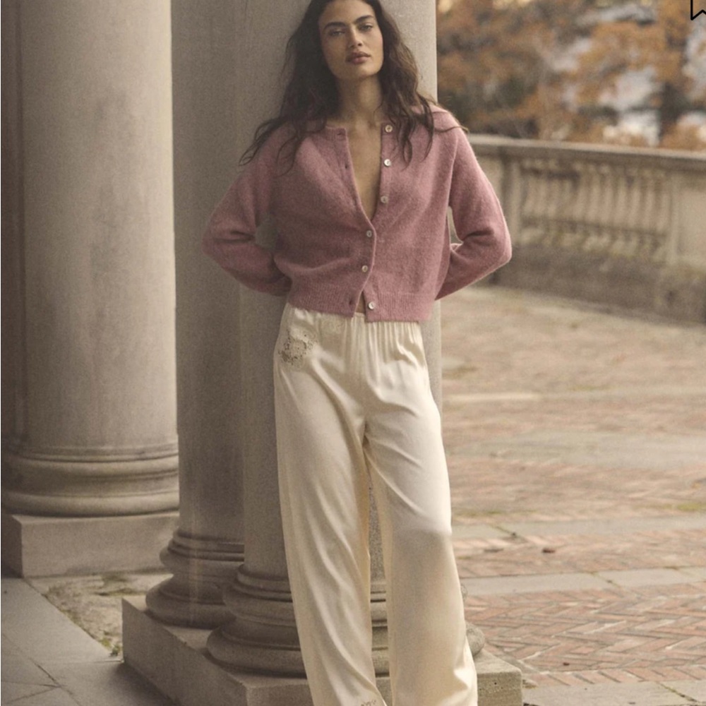 Doen Petra Cardigan in Rosebud